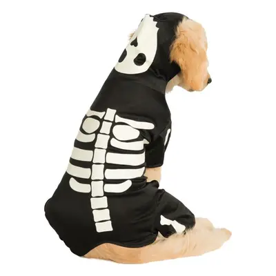 Rubie's Glow in The Dark Skeleton Hoodie Pet Costume X-Large