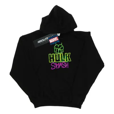 (L, Black) Marvel Mens Hulk Smash Hoodie