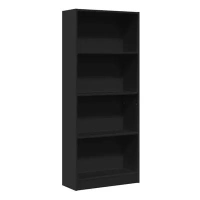 (black, x x cm) vidaXL Book Cabinet Display Rack Bookshelf Storage Shelf Rack Engineered Wood