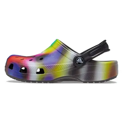 Crocs Classic Tie Dye Clogs (Toddler) Solar Rainbow Toddler