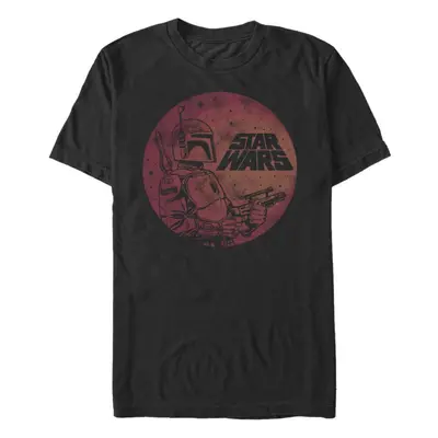 Star Wars Men's Size Fett Up T-Shirt Black XX-Large Tall