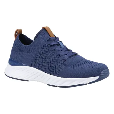 (Blue, (Adults')) Hush Puppies Opal Recycled Polyester (RPET) Knit Women's Navy Trainers