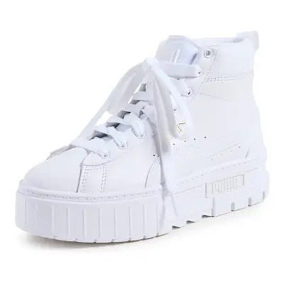 PUMA Women's Mayze Mid Sneakers Puma White Medium US