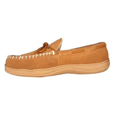 Clarks Men's Moccasin Sherpa-Lined Slipper CINNAMON M