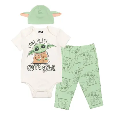 STAR WARS Mandalorian Baby Yoda Baby Boys Piece Outfit Set: Bodysuit