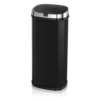 Morphy Richards Black Square Sensor Bin - 42L