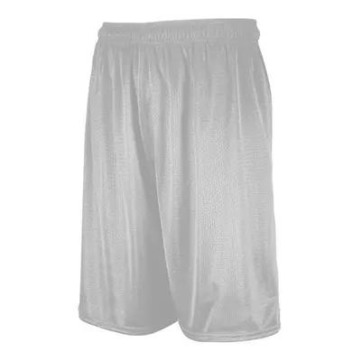 Russell 659AFM.GSV.XL Adult Dri-Power Mesh Shorts, Grid Iron Silver - Extra Large