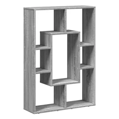 (grey sonoma) vidaXL Bookcase Bookshelf Rack Storage Cabinet Engineered Wood