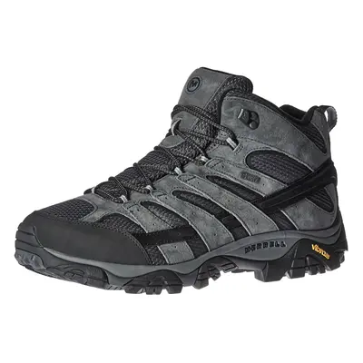 Merrell Mens Moab Mid Waterproof Hiking Boot granite 2E US