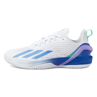 adidas Women's Adizero Cybersonic Sneaker White/Blue Fusion/Pulse Min