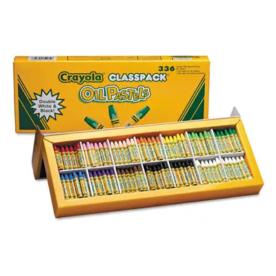 Crayola Oil Pastels 12-Color Set Assorted 336/Pack