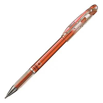 Pentel Arts Slicci Metallic 0.8 mm Needle Tip Gel Pen Metallic Bronze