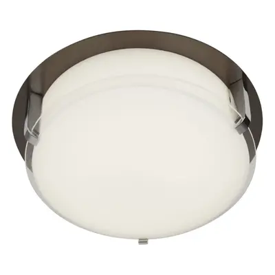 Searchlight Edinburgh LED Flush Light Brown/White