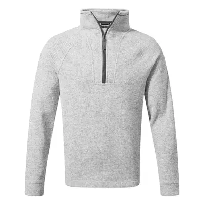 (XL, Soft Grey Marl) Craghoppers Mens Wole Quarter Zip Fleece Top