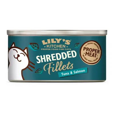 Lily's Kitchen Shred Fillets Tuna & Salmon 70g (Pack of 24)