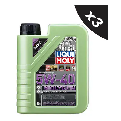 Liqui Moly MOLYGEN 5W-40 New Generation ACEA A3/B4 VW BMW AUDI PORSCHE A40 3x1L