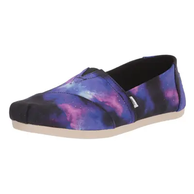 TOMS Women's Alpargata 3.0 Loafer Flat Black Multi Galaxy 5.5