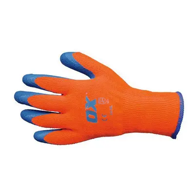 (XL) OX S248609 Thermal Hi Vis Grab and Grip Gloves Large