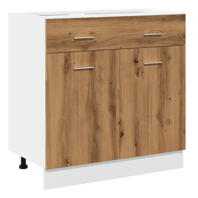 vidaXL Drawer Bottom Cabinet Kitchen Cabinet Unit Artisan Oak Engineered Wood