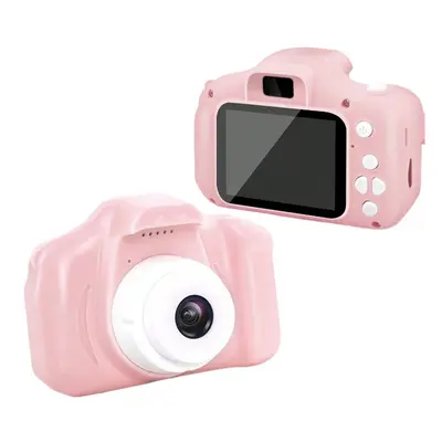 (Pink) Compact Portable Cute Mini Camera for Easy Carrying