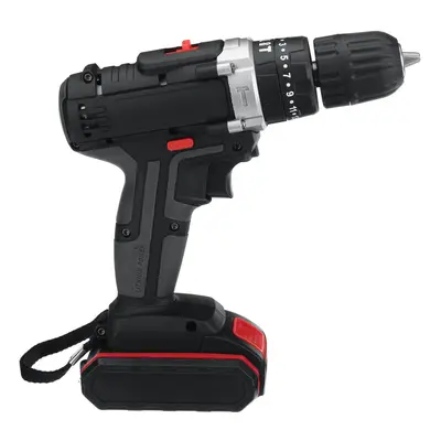 (One Battery, AU Plug) 21V 22800mAh Cordless Rechargable In Power Drills Impact Electric Drill D