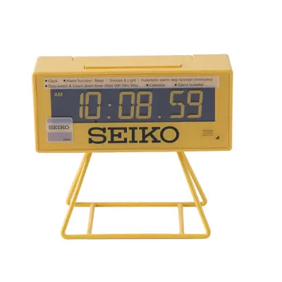 Seiko QHL062Y Digital Alarm clock Yellow