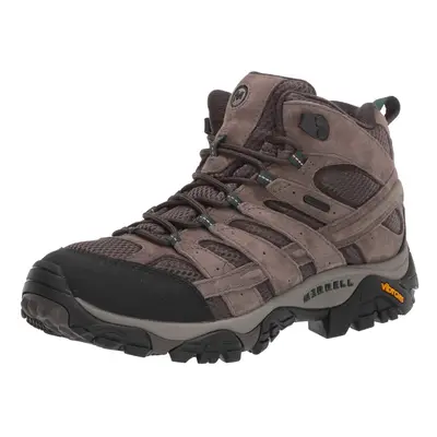 Merrell mens Moab Mid Waterproof Hiking Boot Boulder Wide US