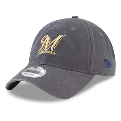 New Era Milwaukee Brewers graphite core classic 9TWENTY Adjustable Hat