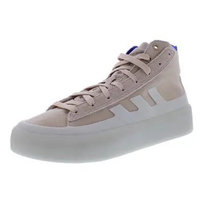 Adidas Znsored Hi Unisex Shoes Size Color: Wonder Taupe/Cloud Whit