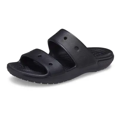 Crocs Unisex Classic Two-strap Slide Sandals Black US men