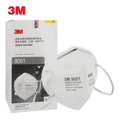 50X 3M Face Mask KN90 Safety Nose Non Woven Facemask for Protection