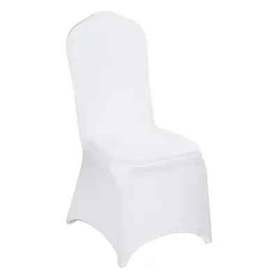 VEVOR Pcs White Chair Covers Polyester Spandex Chair Cover Stretch