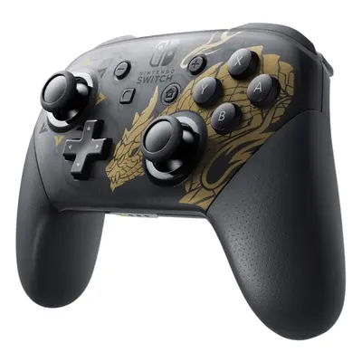 Nintendo Switch Pro Controller Monster Hunter Rise Edition Switch, Haptic Triggers, Motion Contr