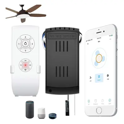 WiFi Fan Ceiling Light Driver Controller Wireless Remote Control Timing Mobile App Remote Contro