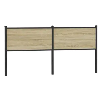 (sonoma, cm) vidaXL Headboard Bedroom Bed Headboard Bed Header Engineered Wood and Steel