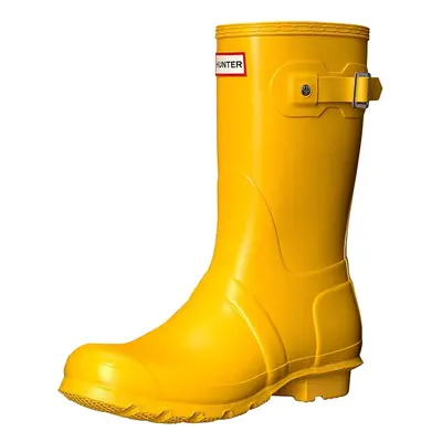 Hunter Womens Original Short Yellow Rain Boot - B(M) US