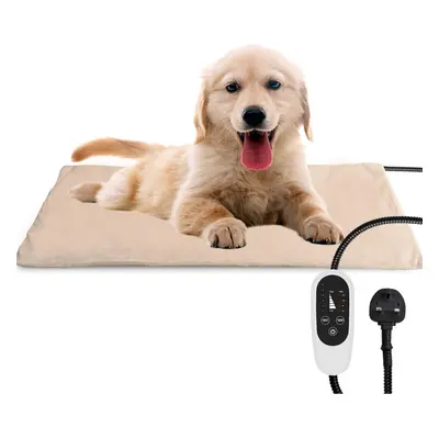 (Temp Adjustable, x x cm (L x W x H)) Pet Heating Pad with Auto Shut Off, Electric Pet Heated Be