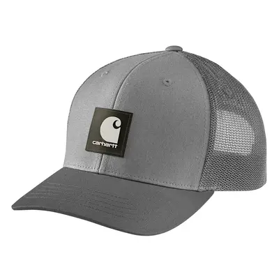 Carhartt Men's Rugged Flex Twill Mesh Back Logo Patch Cap Asphalt