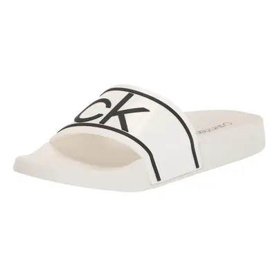 Calvin Klein Men's Austin Slide Sandal White