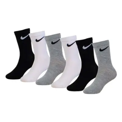 Nike Young Athletes Kids Colorful Crew Socks (6 Pair) 7C-10C Shoe