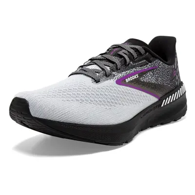 Brooks Womens Launch GTS Supportive Running Shoe - Black/White/Viol