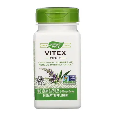 Vitex Fruit Dietary Supplement Supplement Multi-Vitamins, Premium Herbal, Support WomenS Health,