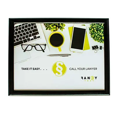 Fancy Tray Home Laptop Computer Desk, Padded Tray for Lap Ergonomic Food, Multi-Use, Table Work 