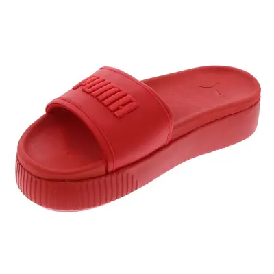 PUMA Platform Slide Sandal Womens Sandal BM US RedRed