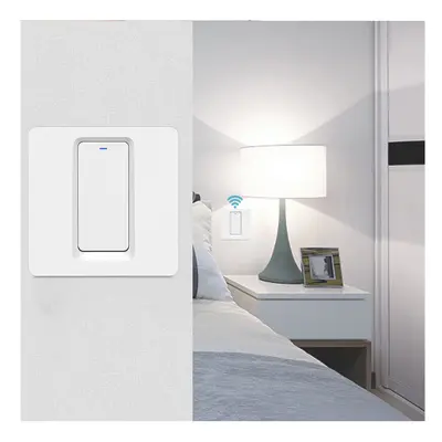 (1 Way) WiFi Smart Switch Bluetooth /Voice Control / Switch Work With Tuya APP Alexa Google Home