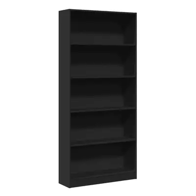 (black, x x cm) vidaXL Book Cabinet Display Rack Bookshelf Storage Shelf Rack Engineered Wood