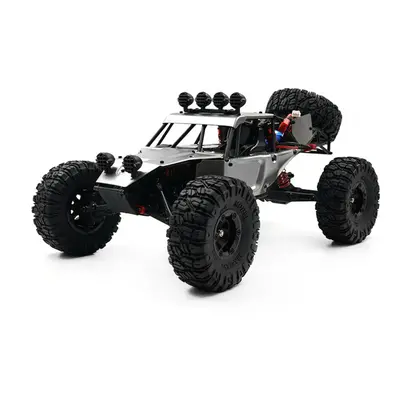 (Gray) 1/12 2.4G 4WD Brushless RC Car Metal Body Shell Desert Off-road Truck RTR Toy