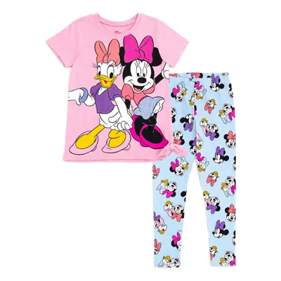 Disney Daisy Duck Minnie Mouse Toddler Girls T-Shirt and Leggings Outf