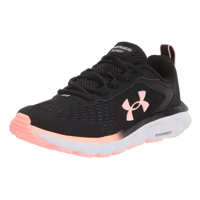 Under Armour Womens Charged Assert Running Shoe Black (007)/Pink Sa