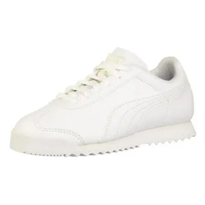 PUMA unisex child Roma Basic Sneaker Puma White/Gray Viol 1.5 Little